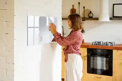 Quadro magnético para escrever na cor branco off
