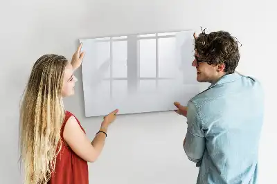 Quadro magnético para escrever na cor branco off