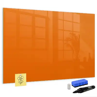 Quadro magnético para desenhar na cor laranja