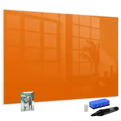 Quadro magnético para desenhar na cor laranja