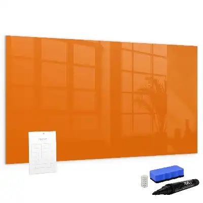 Quadro magnético para desenhar na cor laranja