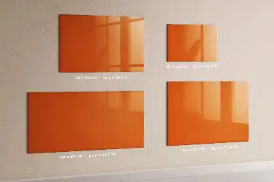 Quadro magnético para desenhar na cor laranja