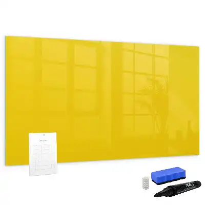 Quadro magnético para desenhar amarelo claro