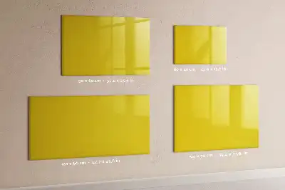 Quadro magnético para desenhar amarelo claro