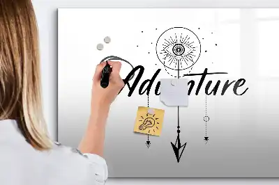Quadro magnético para escrever tema Aventura