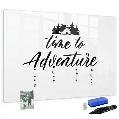 Quadro magnético para escrever tema Hora da Aventura