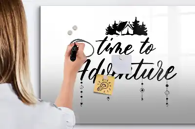 Quadro magnético para escrever tema Hora da Aventura