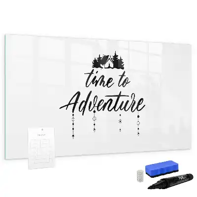 Quadro magnético para escrever tema Hora da Aventura