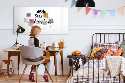 Quadro magnético para escrever tema Hora da Aventura