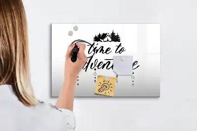 Quadro magnético para escrever tema Hora da Aventura