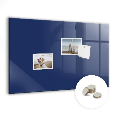 Quadro magnético decorativo Cor azul marinho