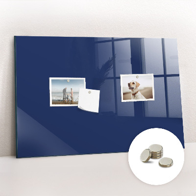 Quadro magnético decorativo Cor azul marinho