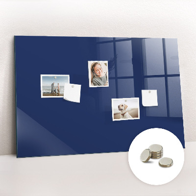 Quadro magnético decorativo Cor azul marinho