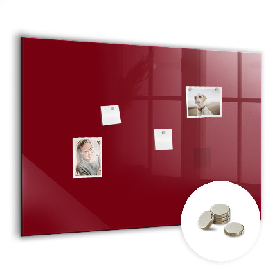 Quadro magnético decorativo Cor bordô