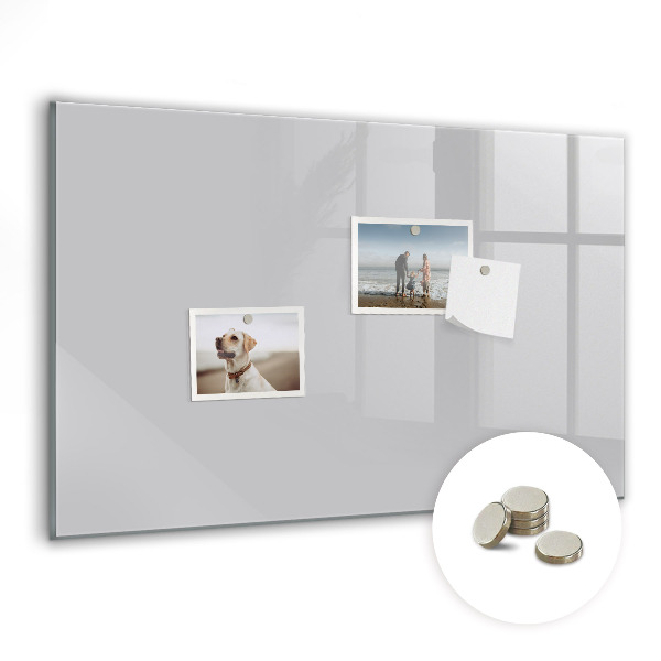 Quadro magnético de parede Cor cinza claro