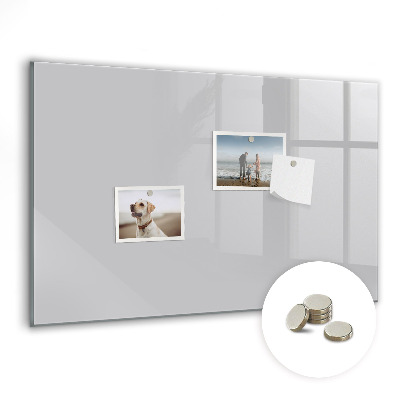 Quadro magnético de parede Cor cinza claro