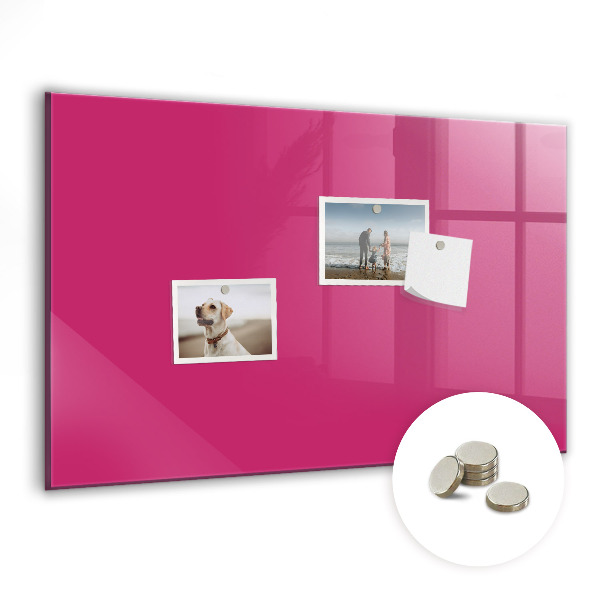 Painel magnético Cor rosa forte