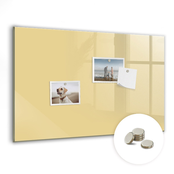 Quadro magnético de parede Cor creme