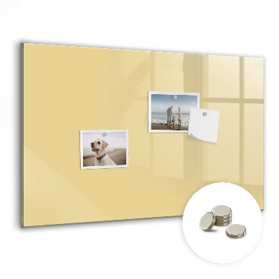 Quadro magnético de parede Cor creme