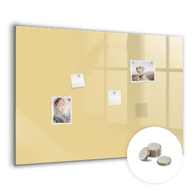 Quadro magnético de parede Cor creme