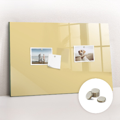 Quadro magnético de parede Cor creme
