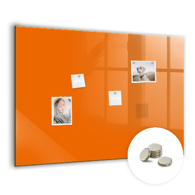 Quadro magnético decorativo Cor laranja