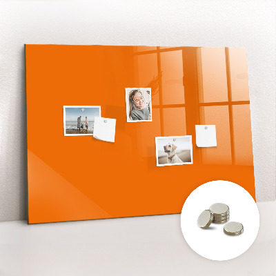 Quadro magnético decorativo Cor laranja