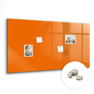 Quadro magnético decorativo Cor laranja