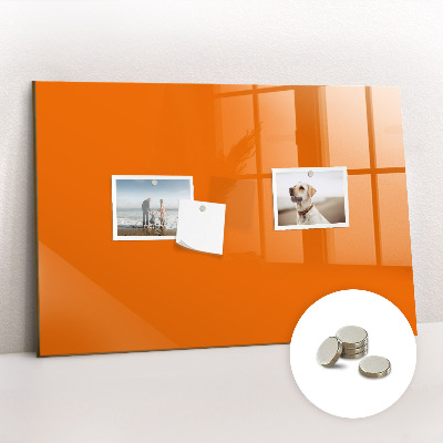 Quadro magnético decorativo Cor laranja