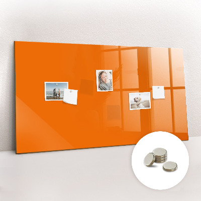 Quadro magnético decorativo Cor laranja