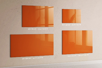Quadro magnético decorativo Cor laranja