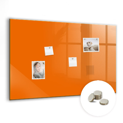 Quadro magnético decorativo Cor laranja