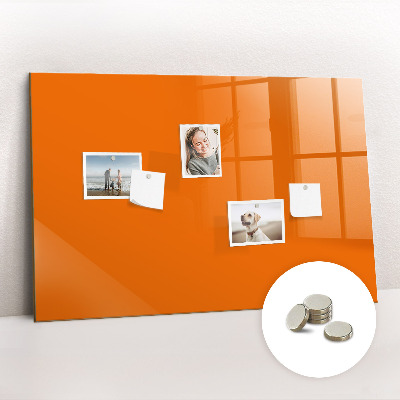 Quadro magnético decorativo Cor laranja