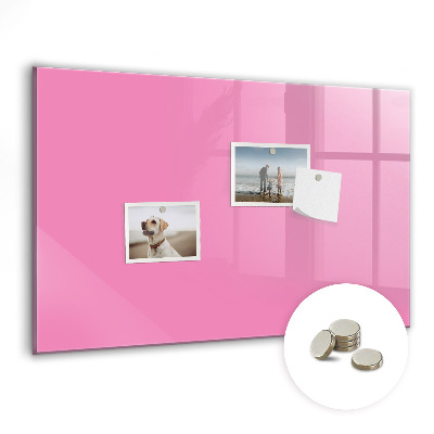 Quadro magnético de parede Cor rosa