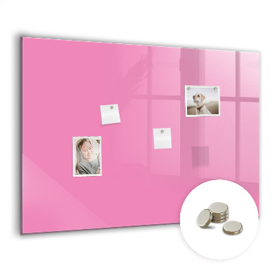 Quadro magnético de parede Cor rosa