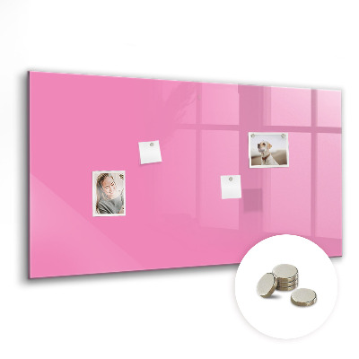 Quadro magnético de parede Cor rosa