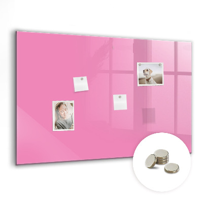 Quadro magnético de parede Cor rosa