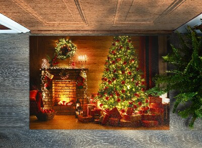 Wycieraczka pod drzwi Choinka Bożonarodzeniowa