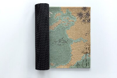 Tapete capacho Mapa antigo