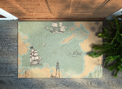 Tapete capacho Mapa antigo