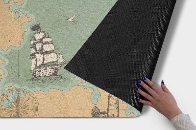 Tapete capacho Mapa antigo