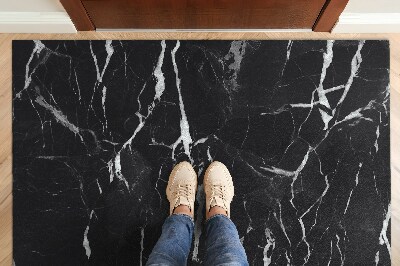 Tapete de entrada Mármore preto