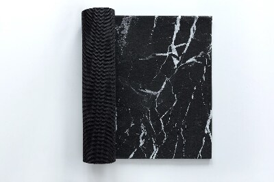Tapete de entrada Mármore preto