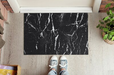 Tapete de entrada Mármore preto