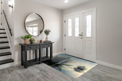 Tapete de entrada Flores Nenúfares