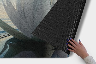 Tapete de entrada Flores Nenúfares