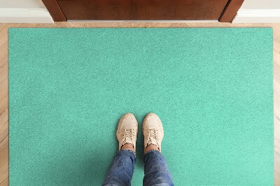 Tapete de entrada menta pastel