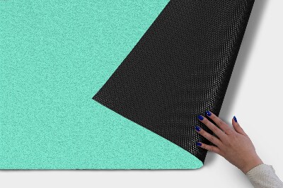 Tapete de entrada menta pastel