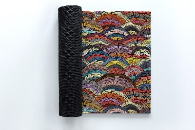 Tapete capacho Abstração colorida