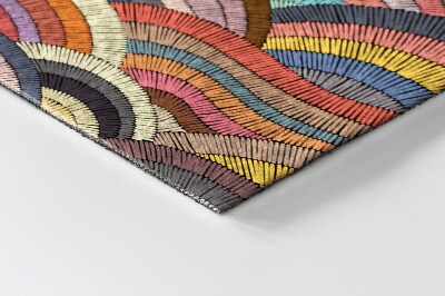 Tapete capacho Abstração colorida